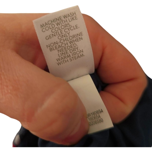 J. Jill New With Tags Women's Blue Floral V Neck Short Sleeve Maxi Dress 4X - Picture 10 of 11